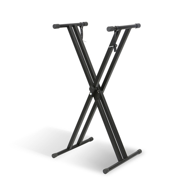 Factory Wholesale Adjustable Foldable Durable Black Keyboard Piano Stand for Digital Electric Piano and Synthesizer
