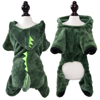Vêtements pour chiens en polaire corail épaisse et chaude BK pour l'automne et l'hiver, motif animal, costume pour chiot, pour Teddy, Corgi, chats, vente en gros
