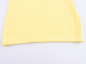 Abito Mini Canotta Casual alla Moda in Maglia con Motivo a Quadri <span class=keywords><strong>Giallo</strong></span> per Donne - Product Image 5