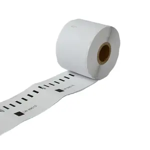 Etiqueta PUTY en blanco Comhablack 99015, pegatinas negras, adhesivo sensible al calor, etiquetas de envío, rollo de pegatinas, papel térmico