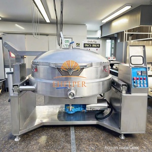 100-600l công nghiệp trọng ấm đun nước cà ri dán nấu ăn nồi kẹo bơ cứng Kẹo caramel làm cho Tương Ớt gas nấu ăn máy với Máy trộn - Product Image 2