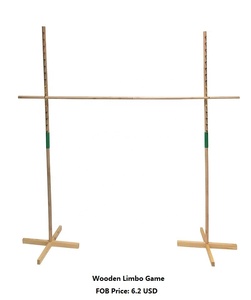 Juego de deportes al aire libre, <span class=keywords><strong>Limbo</strong></span> gigante, 1,7 M, juguete de madera, juego de jardín, juego de fiesta - Product Image 3