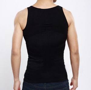 Mens Slimming Body Shaper Seamless Compression Shirt Tummy Control <strong>Slimmer</strong> Shapewear Gynecomastia Undershirt - Product Image 6