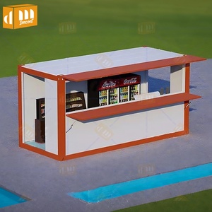 Portable Cafe Bar Shop Container Casas prefabricadas desmontables Flatpack 40Ft Prefabricado Home Modular Store Restaurante - Product Image 2
