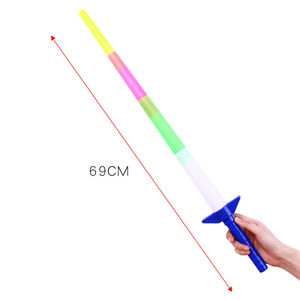 Erweiterbare Lasers äbel leuchten LED-Schwerter leuchten im Dunkeln Mini-Leuchtstäbe blinkende Neon-Party Geburtstag Hochzeit Halloween - Product Image 3