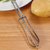Éplucheur manuel rotatif pour légumes et fruits, séparateur de mangues, éplucheur de pommes de terre, lame multifonctionnelle en acier inoxydable, réutilisable, portable, facile à nettoyer
