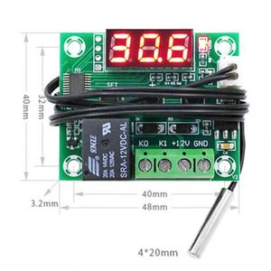 XH-W1209 डीसी 5v 12v 24v एलईडी डिजिटल थर्मोस्टेट तापमान नियंत्रण तापमान नियंत्रण थर्मोमीटर थर्मो नियंत्रक स्विच मॉड्यूल - Product Image 4