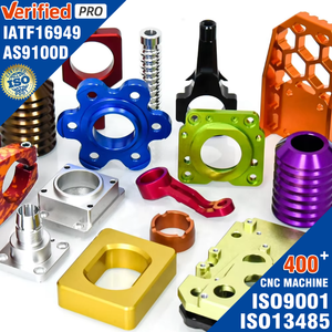 Componenti in Alluminio Anodizzato a Colori Personalizzati Lavorati a <span class=keywords><strong>CNC</strong></span> con Opzioni di Lavorazione per Acciaio Inossidabile e Rame - Product Image 1