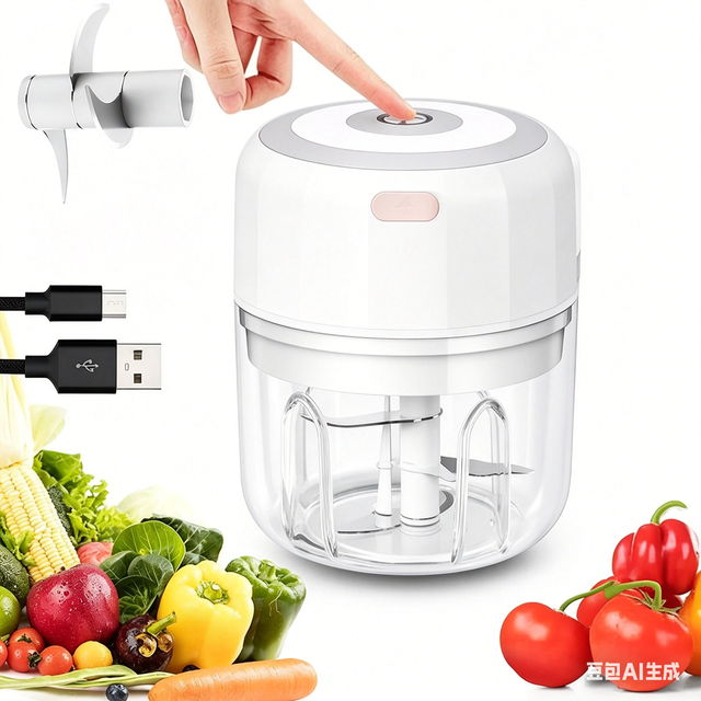 Wireless Electric Food Chopper Blender Cup USB Rechargeable Mixer Juicer Mini Bottle Electric Portable Blender
