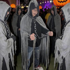 Disfraz de Halloween, capa de demonio, vampiro, ánimo del infrarrogo, accesorios de terror, traje para fiesta, espectáculo, fantasma, monstruo - Product Image 3