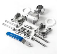 Vanne à boisseau sphérique manuelle haute pression CF8M CF8 Instrument, 3 pièces, filetages BSPP BSPT NPT, taille de port 1/2, pour applications pétrolières et gazières