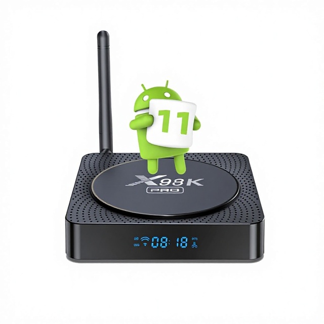 New Product X98KPRO Network Set-Top Box Rockchip RK3566 Android 11 4GB RAM WiFi for HD TV Box for Foreign Trade