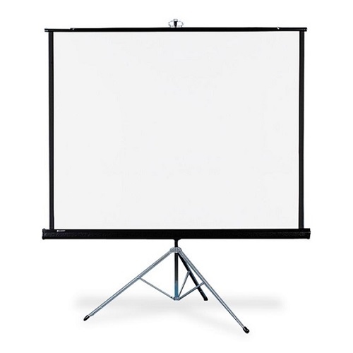 Outdoor Movie Screen with Tripod Stand - Portable Projector Screen for Camping & Backyard