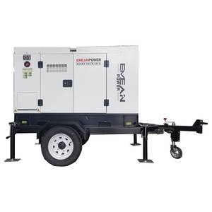Mecque 3 phase 200 amp 58 kw 75kw 80kva 88kva prix du générateur diesel sur remorque - Product Image 1