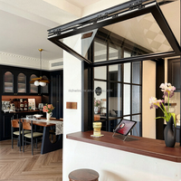 Ventanas Corredizas Plegables de Aluminio para Cocina, Insonorizadas, Resistentes al Viento, Diseño Multipanel Enlazable, Instalación Rápida y Flexible, Maximiza Espacios