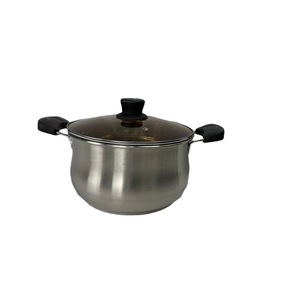 Olla de Sopa de Acero Inoxidable Super Factory de 20cm, 22cm, 24cm, 26cm, Compatible con Inducción, con Tapa, Fondo Multicapa, Olla para Leche - Product Image 5