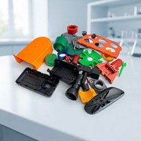 Piezas de Plástico Moldeadas por Inyección Personalizadas, PC, ABS, PP, PVC, POM, PTFE, Nylon, Certificación RoHS, MOQ Bajo, Servicio de Corte OEM/ODM