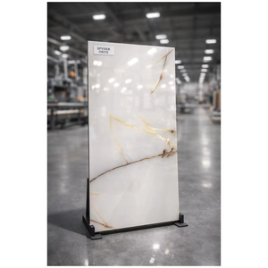 Losetas de Porcelana con Diseño de Mármol Spider Onyx, 600x1200mm, Acabado Brillante, 8mm, Antideslizantes, para Piso y Pared, Uso en Dormitorios y Salas de Estar - Product Image 3