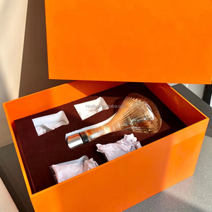 Transparent Lead-Free Crystal Hand-blown Wine Decanter Red Wine Aerator Carafe <b>Brush</b> Stopper Cleaning Beads Dishwasher - Product Image 1