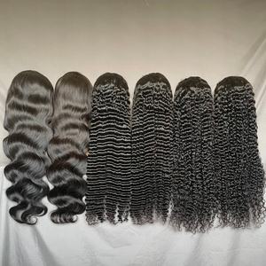 30 pulgadas 13x4 Frontal Transparente para Pelucas de Encaje OFERTA Cabello Humano 100% Remy Indio Ondulado Profundo y Ondulado Corporal 180% Densidad - Product Image 1