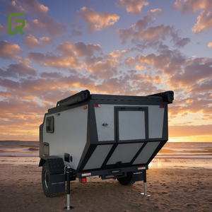 Mini caravane 4x4 de luxe en fibre de verre aluminium RV pour Overland Camping Off-Road Adventures Outdoor Recreation Travel Trailer - Product Image 4