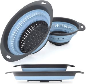 Filtri pieghevoli da cucina per frutta, verdura e Pasta, cestello per lavastoviglie, colino pieghevole in Silicone - Product Image 1