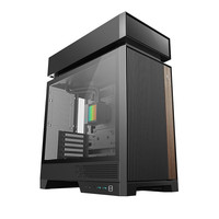 Boîtier en acier Deepcool Cl6600 Mid Tower noir, prend en charge les cartes graphiques de 388 mm, carte mère MicroATX refroidie par air de 175 mm, interface Type-C
