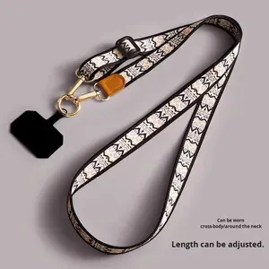 Tali ponsel Totem Retro, canggih dapat disesuaikan tali leher rantai selempang dengan casing ponsel - Product Image 5