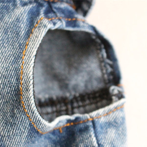 कुत्ते जीन जैकेट नीले रंग की डेनिम अंचल बनियान कोट टी शर्ट कॉस्टयूम प्यारा पालतू कपड़े के लिए आराम शांत कुत्ते कपड़े छोटे मध्यम कुत्तों - Product Image 4