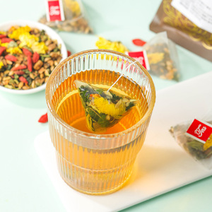 Krizantem Cassia tohum hanımeli ile detoks bitkisel çay ve karaciğer sağlığı ve sakin için piramit torbalarda kurt üzümü - Product Image 2