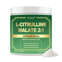 Fabricant de suppléments de nutrition sportive personnalisés certifiés GMP, pré-entraînement, sans arôme, pur, 6000 mg de L-Citrulline Malate 2:1 en poudre