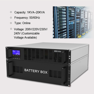 Sistema di Alimentazione <span class=keywords><strong>UPS</strong></span> <span class=keywords><strong>Online</strong></span> a Doppia Conversione con Onda Sinusoidale Pura <span class=keywords><strong>3KVA</strong></span> Monofase ad Alta Frequenza per Montaggio su Rack - Product Image 2