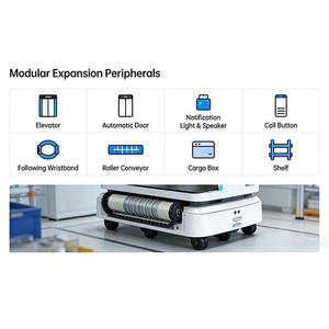 Robot de <span class=keywords><strong>Transporte</strong></span> AGV, Capacidad de Carga de 150-300 kg, Robot Inteligente Móvil para Logística de Almacén, <span class=keywords><strong>Transporte</strong></span> de Fábrica, Entrega, Robot AMR - Product Image 5