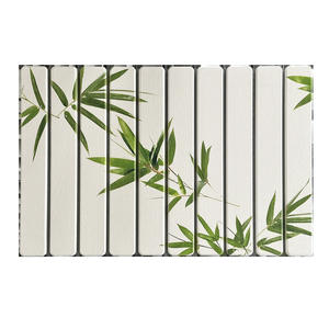 แผ่นรองอาบน้ำดินไดอะตอมเมียร์ รูปทรงสี่เหลี่ยมผืนผ้า ลายพืช ดูดซับน้ำ แห้งเร็ว สไตล์จีนใหม่ พับเก็บได้ ใช้ปูหน้าประตูห้องน้ำ - Product Image 2