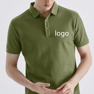 Camisa de Golf de Algodón Tejido de Alta Calidad para Hombre, con Logotipo Bordado Personalizado, Diseño Floral, Antiarrugas, Venta al Por Mayor - Product Image 2