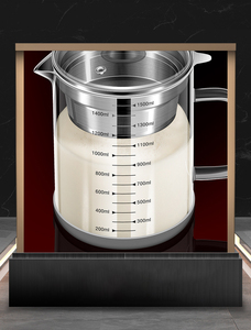 En gros Syh216 1000ml Récipient en verre anti-poussière avec filtre à mailles fines pour le stockage d'huile, pot de friture et récipient pour graisse de bacon - Product Image 6