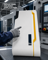 Pièces de boîtier en plastique ABS usinées CNC de haute précision, polies, pour équipement médical électronique