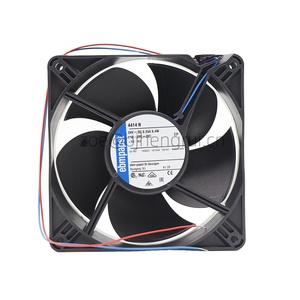 พัดลมระบายความร้อนแบบแกนสำหรับตู้ รุ่น 4414N ขนาด 119x119x38 มม. 24V DC 12 ซม. 205 ลบ.ม./ชม. 3650 รอบต่อนาที 5.2 วัตต์ แบบลูกปืนทรงกลม สี่เหลี่ยม รับผลิตแบบ OEM/ODM - Product Image 1