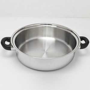 Casseroles à induction en acier inoxydable 304 3 plis pour la cuisine Cuisine Sécurité Micro-ondes Lave-vaisselle - Product Image 4