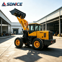 Chargeuse sur pneus agricole de 2,8 tonnes, godet de 1,5 m³, moteur diesel Weichai de 92 kW, chargeuse frontale pour le chargement agricole, la manutention de matériaux et les travaux sur le terrain