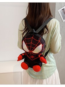 Nouveauté transfrontalière 2025 Sac à dos double épaule pour enfants, <span class=keywords><strong>cartable</strong></span> de dessin animé, sac en polaire à motif de poupée anime, sac à dos Monstres - Product Image 3