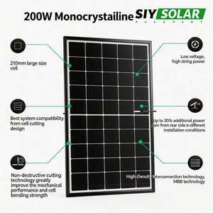 Panel Solar de Alta Eficiencia de 270W, 12V 24V, Módulo Fotovoltaico Monocristalino, Sistema de Carga para RV, Barco, Camping, Solución Fuera de la Red - Product Image 4
