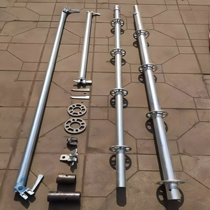 Q355B Cyclone Ringlock Hot Dip <strong>Galvanized</strong> Scaffold Tube China Suspended Layher Ring <strong>Lock</strong> <strong>Scaffolding</strong> - Product Image 2