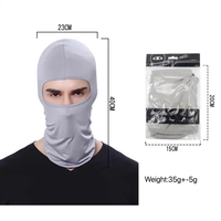 Cagoule Personnalisée Logo Sensible à la Chaleur, Masque de Ski Cagoule pour Homme et Femme, Cache-Visage Balaclavas, Cadeaux de Fête