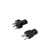Câble d'alimentation CA interchangeable IEC 13 C14 avec prise EU UK US AU