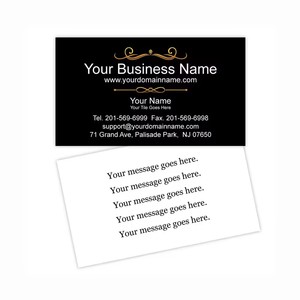 Whosale Custom <strong>Free</strong> Design Black Paper Gift Business Card Thank You for Purchasing Paper Card With <strong>Logo</strong> for Business - Product Image 5
