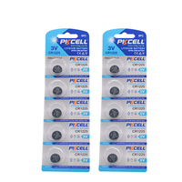 Pkcell-batería de litio para control remoto de coche, pila de botón CR 1225 1616 1620 1632 2016 2025 CR2032, 3V