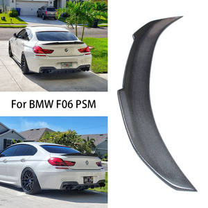 Per <span class=keywords><strong>BMW</strong></span> serie <span class=keywords><strong>6</strong></span> F06 4 porte <span class=keywords><strong>Gran</strong></span> <span class=keywords><strong>Coupe</strong></span> M6/F13 2 porte coupé M6 PSM stile fibra di carbonio Spoiler posteriore bagagliaio ala 2011-2018 - Product Image 2