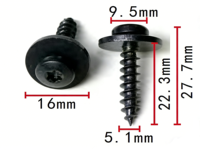 Clips métalliques automobiles fournis par l'usine chinoise, attaches métalliques pour voitures 152289, clips automobiles, attaches en plastique