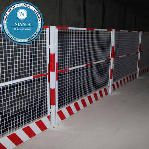 ประตูเหล็กนิรภัยสำหรับลิฟต์  แบบตาข่ายลวดเชื่อม  สำหรับงานก่อสร้าง  ป้องกันการตก  ใช้ในช่องลิฟต์ - Product Image 1